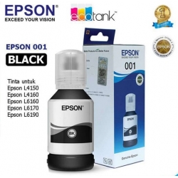 Tinta Printer Epson 001 Black For printer Epson : L4150, L4160, L6160 , L6170 , L6190.